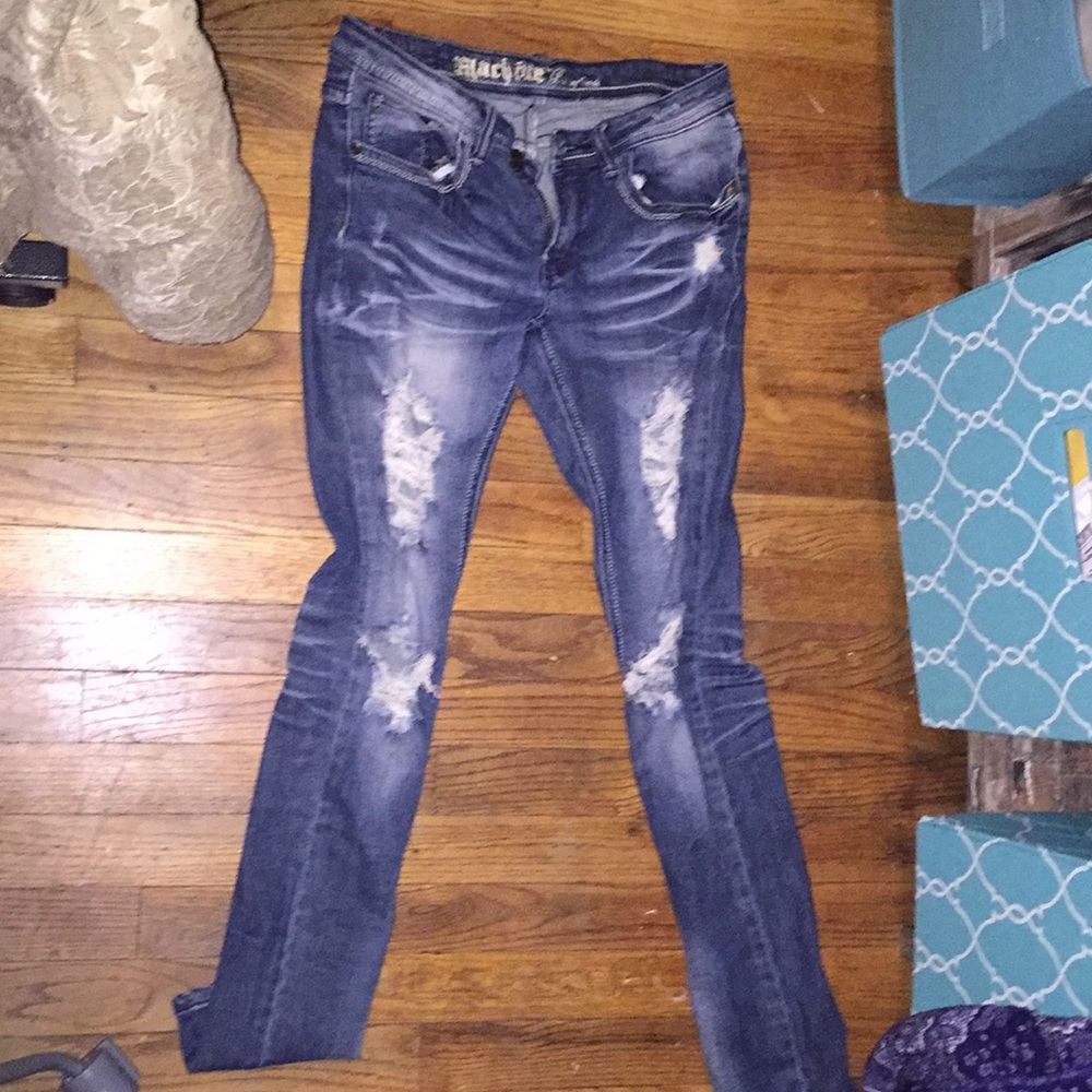 Ripped jeans worn once